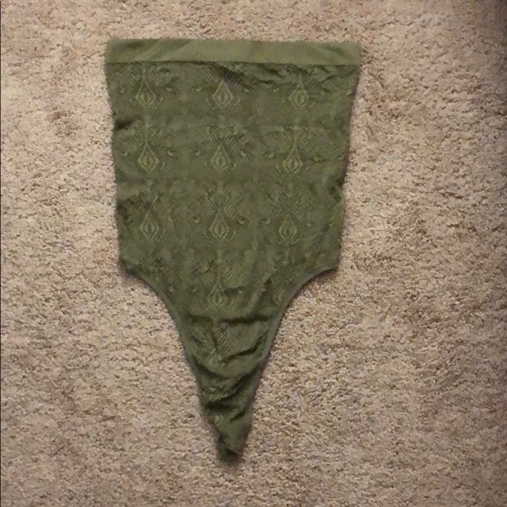 Strapless bodysuit